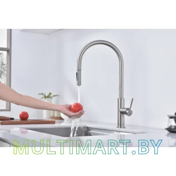 Смеситель Paulmark Senso Se215180-BS (брашированная сталь) картинка 6